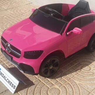 Mercedes GLC 12V, ROSA-PINK, MANDO RC, ASIENTO Y RUEDAS PLÁSTICO - INDA712-AT